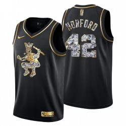Boston Celtics Al Horford #42 Retro logo 2022 Playoffs de la NBA Negro Camiseta Diamond Edicio