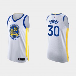 Golden State Warriors Stephen Curry #30 2021/22 75th Anniversary Association Blanco Authentic Camiseta