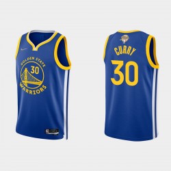 Golden State Warriors Royal 2022 Finales de la NBA Stephen Curry Icon Camiseta