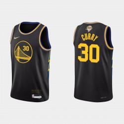 Golden State Warriors Negro 2022 Finales de la NBA Stephen Curry City Camiseta