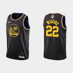 Golden State Warriors Negro 2022 Finales de la NBA Andrew Wiggins City Camiseta