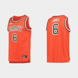 Florida A&M Rattlers Nike LeBron James Logo Orange Camiseta