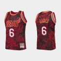 Miami Heat Mitchell & Ness Lebron James 6 #Lunar Año Nuevo Rojo Hwc Limited Camiseta