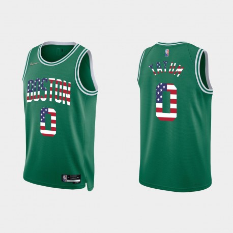 Boston Celtics Jayson Tatum #0 2022 Memorial Day Icon Green Camiseta