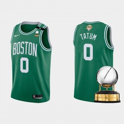 Boston Celtics 2022 Campeones de la Conferencia Este Jayson Tatum #0 Kelly Green Icon Camiseta Kelly Green