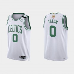 Boston Celtics 2022 Finales de la NBA #0 Jayson Tatum Association Blanco Camiseta