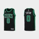 Juventud 75 aniversario Boston Celtics #0 Jayson Tatum Declaración Negro Camiseta