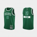 Boston Celtics #0 Jayson Tatum 75th Anniversary City Kelly Green Camiseta Youth