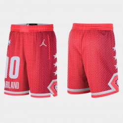 Cleveland Cavaliers 2022 NBA All-Star Darius Garland #10 pantalones cortos granate