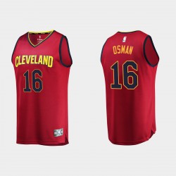 Hombres Cedi Osman Cleveland Cavaliers #16 ícono Camiseta