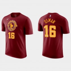 2021-22 Cleveland Cavaliers Cedi Osman #16 Ciudad Edición Rojo Camiseta