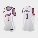 Phoenix Suns #1 Devin Booker 2022-23 Ciudad Edición Blanco Camiseta