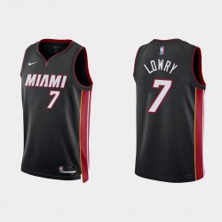 Miami Heat Kyle Lowry Icon Edición Negro Camiseta 2022-23
