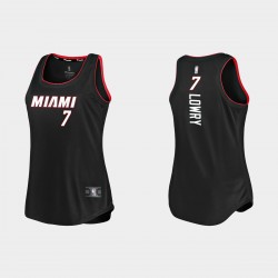 Camiseta de tirantes de mujer Miami Heat Kyle Lowry Icono Edición Negro