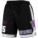 De'Aaron Fox Sacramento Kings Pro Standard Team Jugador Shorts - Negro