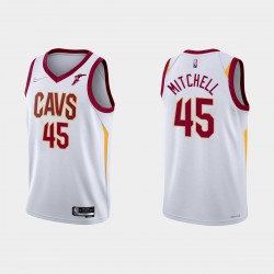 Cleveland Cavaliers NBA 75th Anniversary Donovan Mitchell Association blanco Camiseta