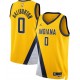 Tyrese Haliburton Indiana Pacers Jordan Brand 2022/23 Statement Edition Swingman Camiseta - Oro