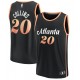John Collins Atlanta Hawks Fanatics Branded 2022/23 Fastbreak Camisetas - Ciudad Edición - Negro