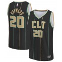 Gordon Hayward Charlotte Hornets Fanatics Branded 2022/23 Fastbreak Camiseta - City Edition - Negro