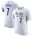 Kevin Durant Brooklyn Nets Camiseta Nike 2022/23 City Edition Nombre y Número - Blanca