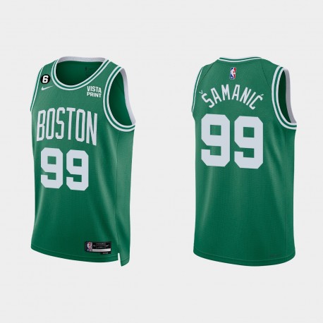 Boston Celtics Luka Samanic Icon Edition Kelly Verde Camisetas 2022-23