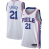 Joel Embiid Philadelphia 76ers Camiseta Nike Swingman Unisex 2022/23 - Edición Asociación - Blanca