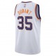Camiseta unisex Nike Kevin Durant Blanco Phoenix Suns 2022/23 Swingman Badge Player - Edición de la Asociación