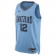 Ja Morant Memphis Grizzlies Camiseta Jordan Brand 2022/23 Statement Edition Swingman - Azul claro