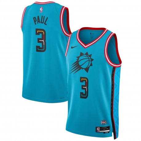 Chris Paul Phoenix Suns Nike Unisex 2022/23 Swingman Camiseta - City Edición - Turquesa