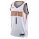 Devin Booker Phoenix Suns Nike Unisex 2022/23 Swingman Camiseta - Blanco - Edición Association