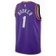 Devin Booker Phoenix Suns Nike 2022/23 Swingman Camiseta Morado - Edición Clásica