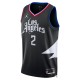 Kawhi Leonard LA Clippers Jordan Brand 2022/23 Declaración Edición Swingman Camiseta - Negro