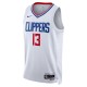 Paul George LA Clippers Nike Unisex 2022/23 Swingman Camiseta - Association Edición - Blanco