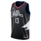 Paul George LA Clippers Jordan Brand 2022/23 Declaración Edición Swingman Camiseta - Negro