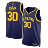 Stephen Curry Golden State Warriors Jordan Brand 2022/23 Declaración Edición Swingman Camiseta - Navy