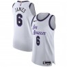 LeBron James Los Angeles Lakers Nike 2022/23 Authentic Camiseta - City Edición - Blanco
