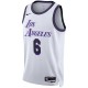LeBron James Los Angeles Lakers Nike Unisex 2022/23 Swingman Camiseta - City Edición - Blanco