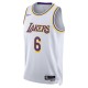 LeBron James Los Angeles Lakers Nike Unisex 2022/23 Swingman Camiseta - Blanco - Edición Association