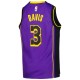 Anthony Davis Los Angeles Lakers Jordan Brand Youth 2022/23 Swingman Camiseta Purple - Statement Edición