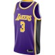 Anthony Davis Los Angeles Lakers Jordan Brand 2020/21 Swingman Camiseta - Statement Edición - Púrpura
