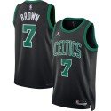 Jaylen Brown Boston Celtics Jordan Brand Unisex Swingman Camiseta - Statement Edición - Negro