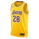 Los Angeles Lakers Nike Icon Edición Swingman Camiseta - Oro - Rui Hachimura - Unisex