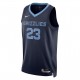 Camiseta Nike Icon Swingman de los Memphis Grizzlies - Negra - Derrick Rose - Unisex