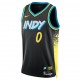 Indiana Pacers Camiseta Nike City Edition Swingman 23 - Negra/Blanco - Tyrese Haliburton - Unisex
