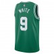 Camiseta Nike Icon Edition Swingman de los Boston Celtics - Blanco/Verde - Derrick White - Unisex