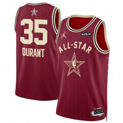 Camiseta unisex Kevin Durant Jordan Brand 2024 NBA All-Star Game Swingman - Carmesí