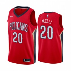 New Orleans Pelicans Nicolo Melli y 20 Declaración de camisetas para hombres