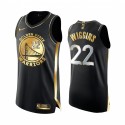 Andrew Wiggins Golden State Warriors 2020-21 Negro Golden Edition Camisetas 6x Champs Authentic