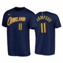 Klay Thompson 2020-21 Warriors # 11 City Edition Camiseta de la Marina Oakland