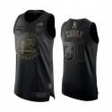 Stephen Curry Golden State Warriors 2020 Salute a Service Negro Authentic Camisetas